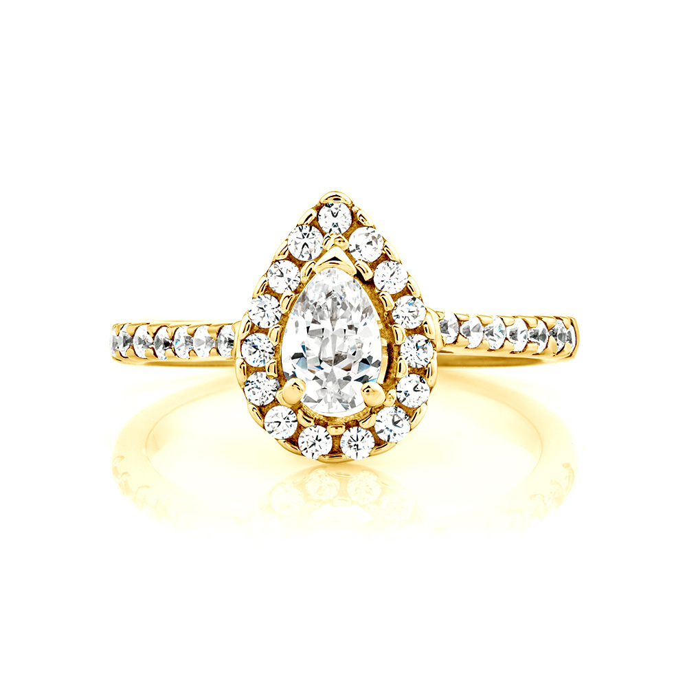 Pierścionek SAVICKI: złoty, diamenty