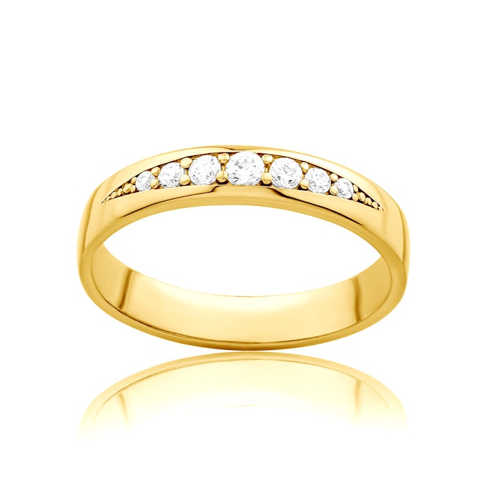 Pierścionek SAVICKI: złoty, diamenty