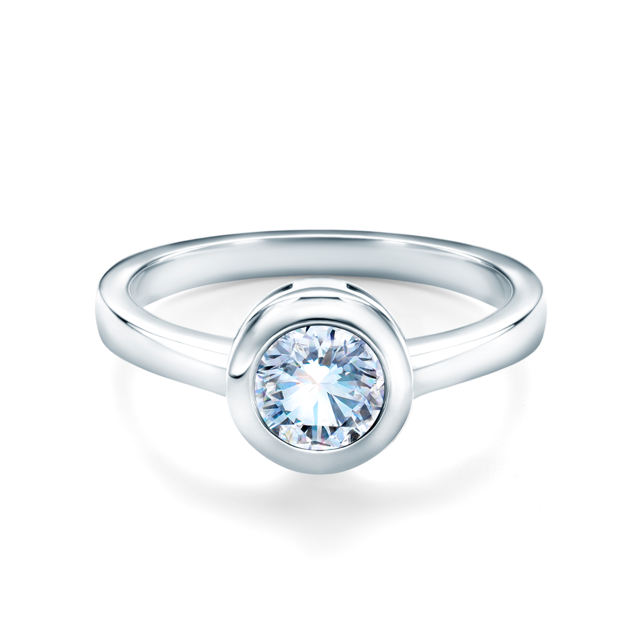 Zásnubní prsten SAVICKI: platina, diamant