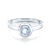 SAVICKI eljegyzési gyűrű: platina és gyémánt
