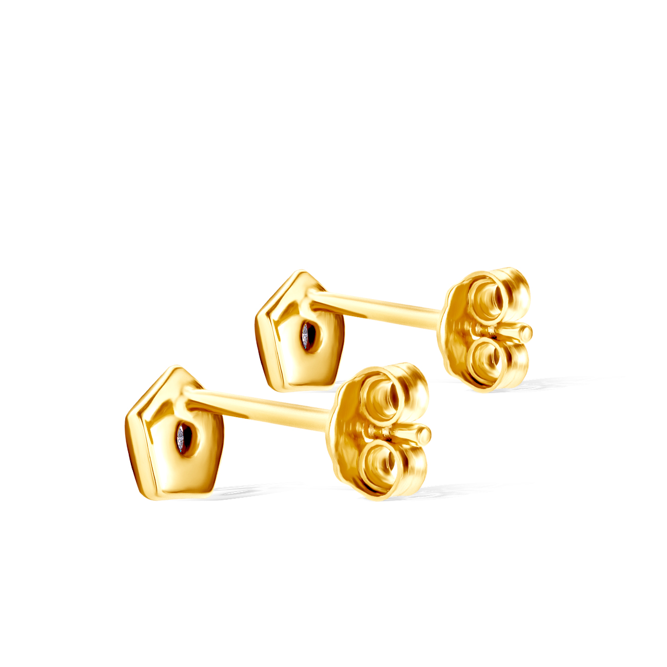 Ohrringe Sterne Savicki: Silber Vergoldet, Zirkonia