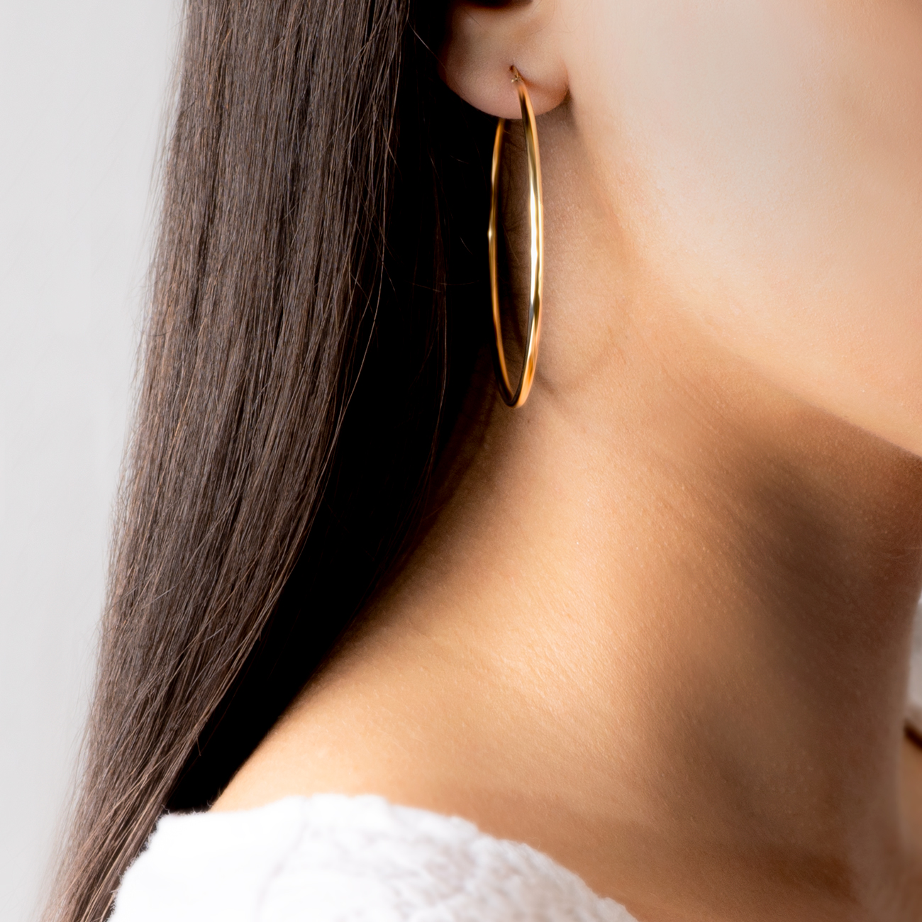 Kolczyki koła Savicki: złote - 4