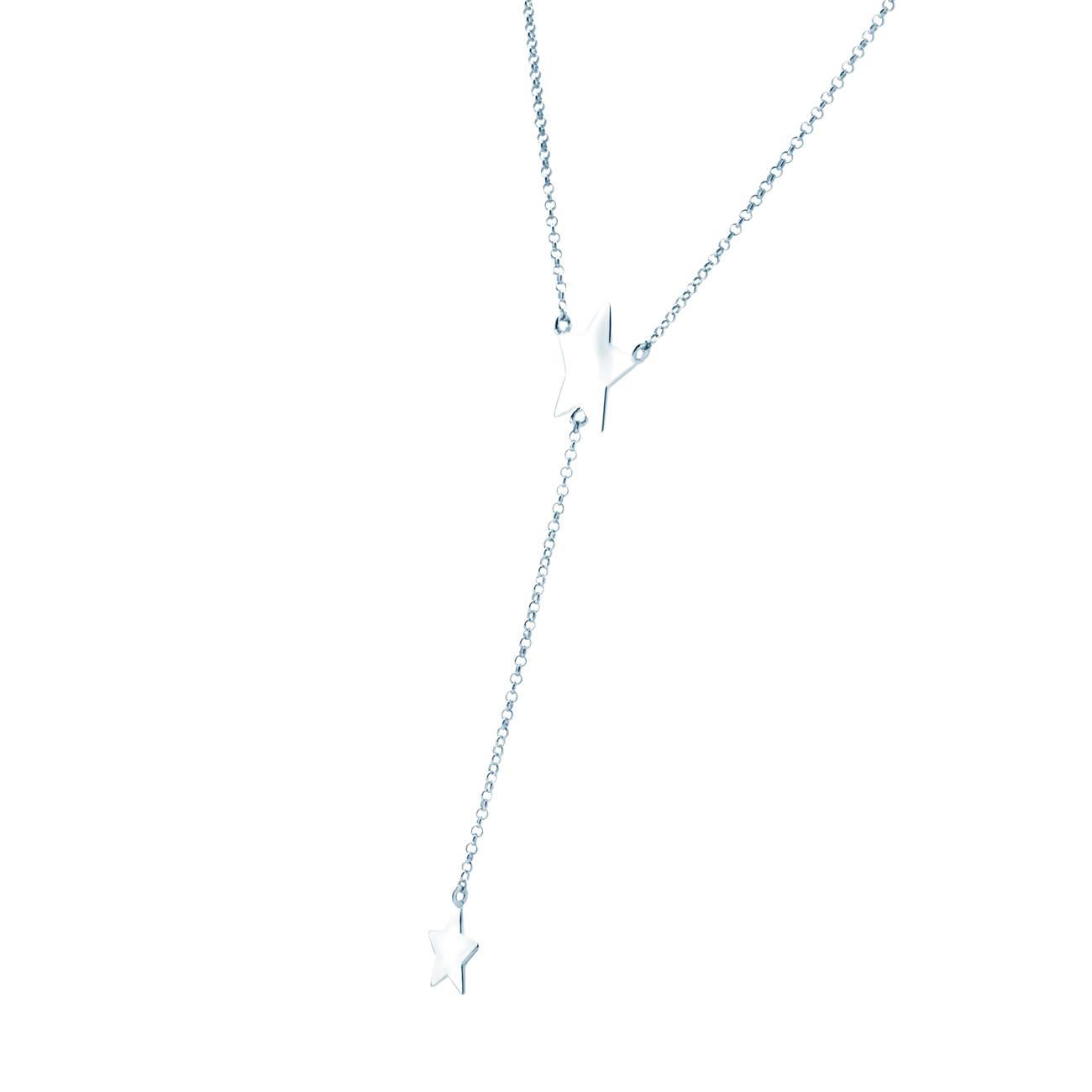 Naszyjnik celebrytka gwiazdki Savicki: srebrny - 4