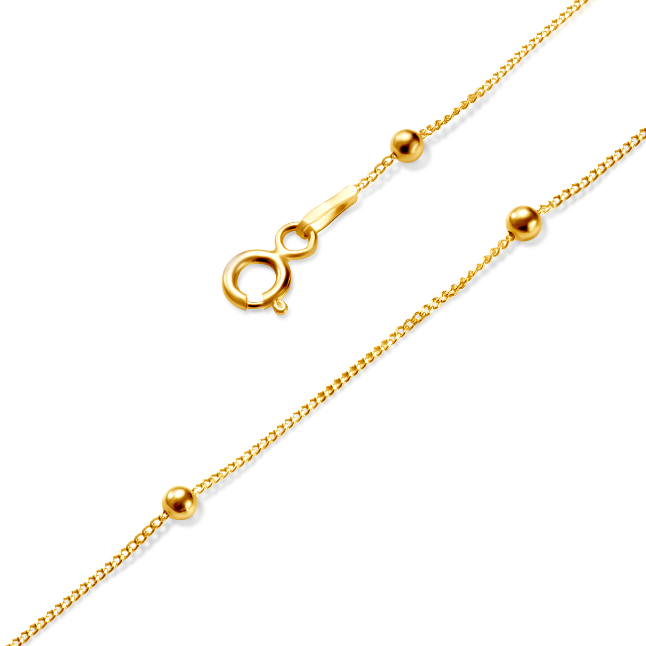 Naszyjnik celebrytka Savicki: srebrny pozłacany - 3