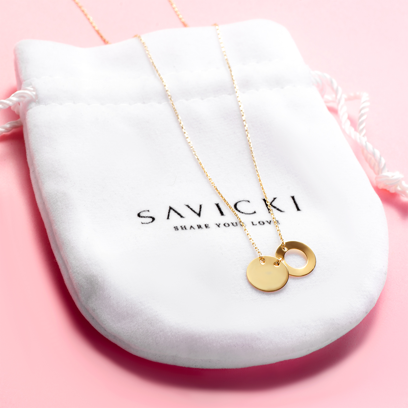 Naszyjnik Savicki: złoty - 3