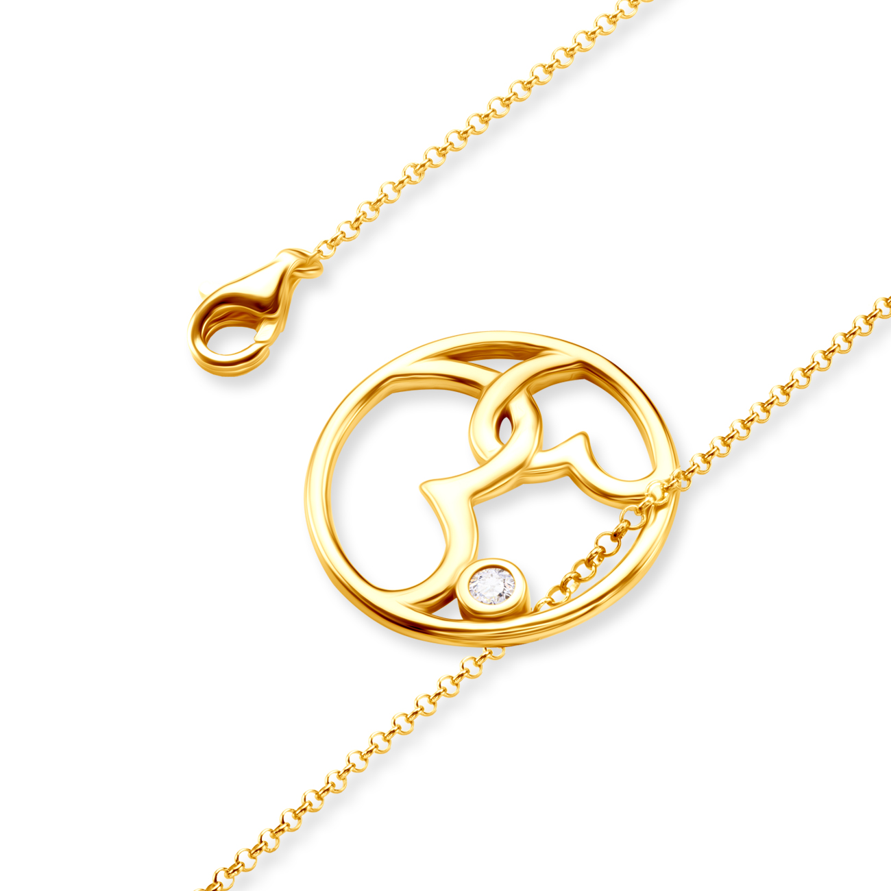 Halskette Herz Savicki: Silber Vergoldet - 3