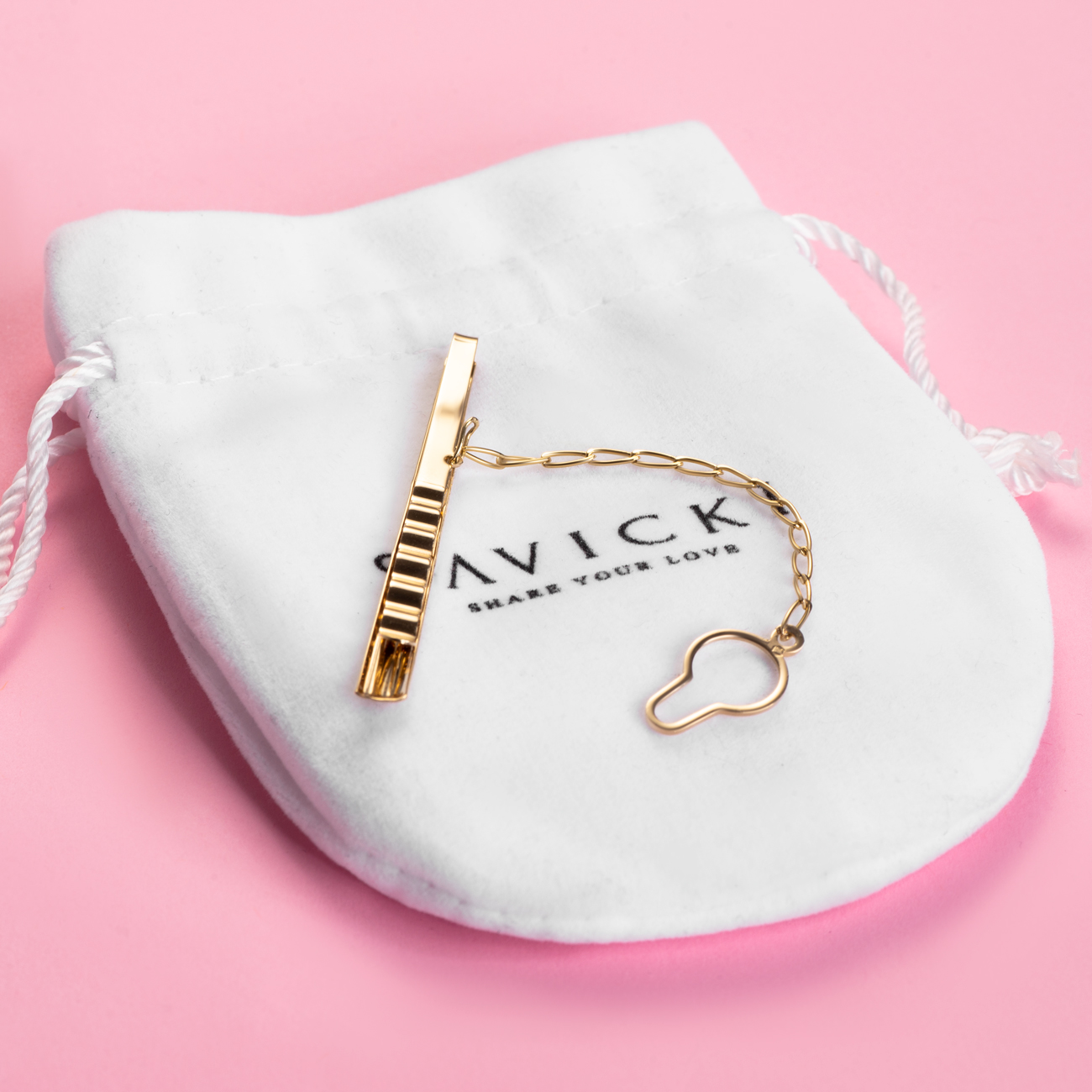 Spinka do krawata Savicki: złota