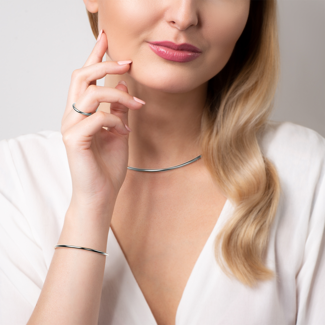 Srebrny naszyjnik Harmony - 5