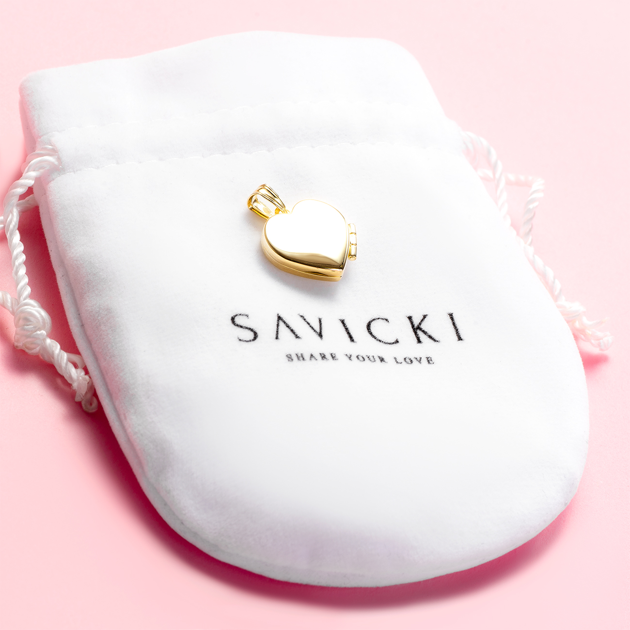 Zawieszka puzderko Savicki: złoto - 5