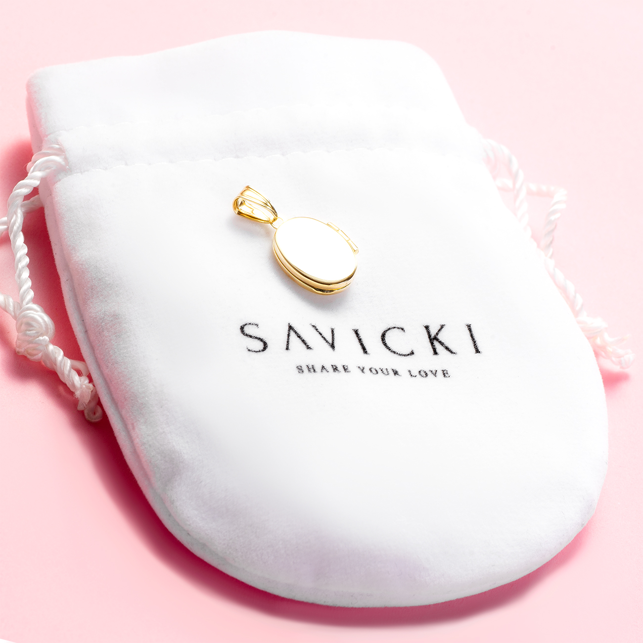 Zawieszka puzderko Savicki: złoto - 5