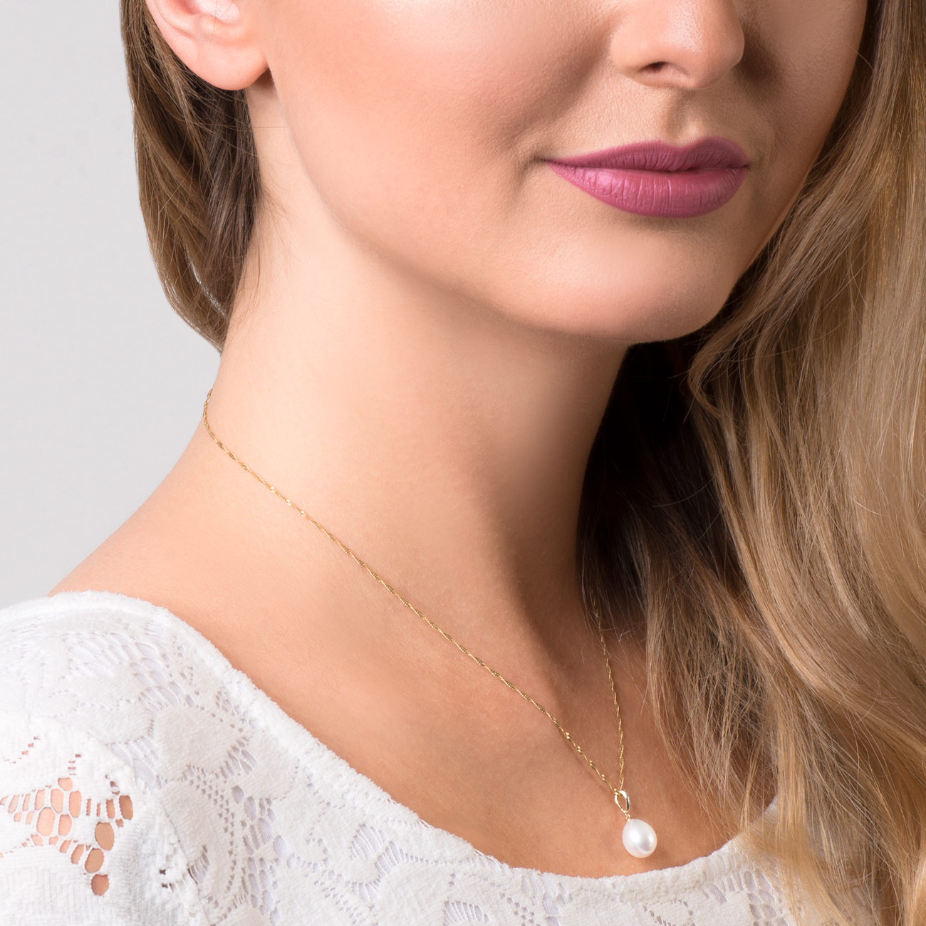 Zawieszka Savicki: złota, perła, diamenty - 5