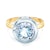 SAVICKI eljegyzési gyűrű: kétszínű arany és gyémánt