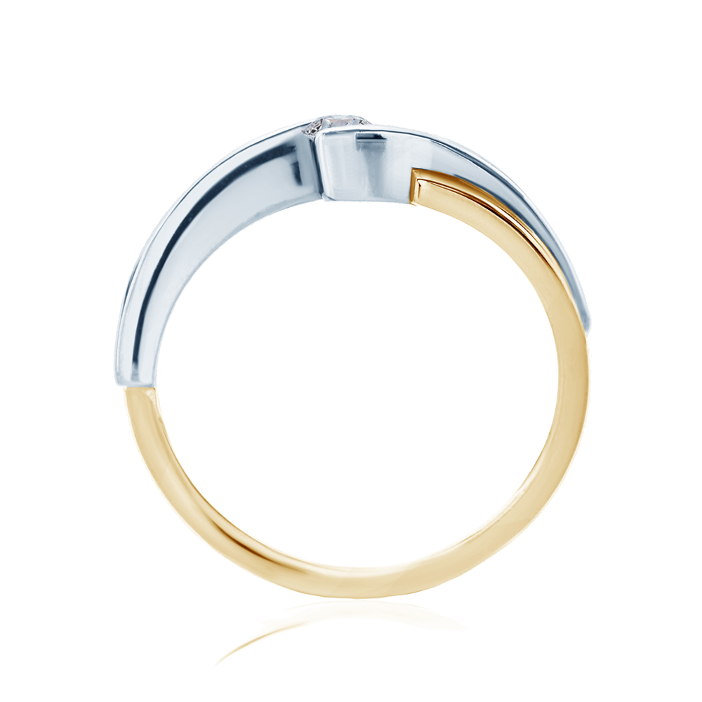 Verlobungsring SAVICKI: Zweifarbiges Gold, Diamant - 3