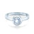 SAVICKI eljegyzési gyűrű: fehérarany és gyémánt