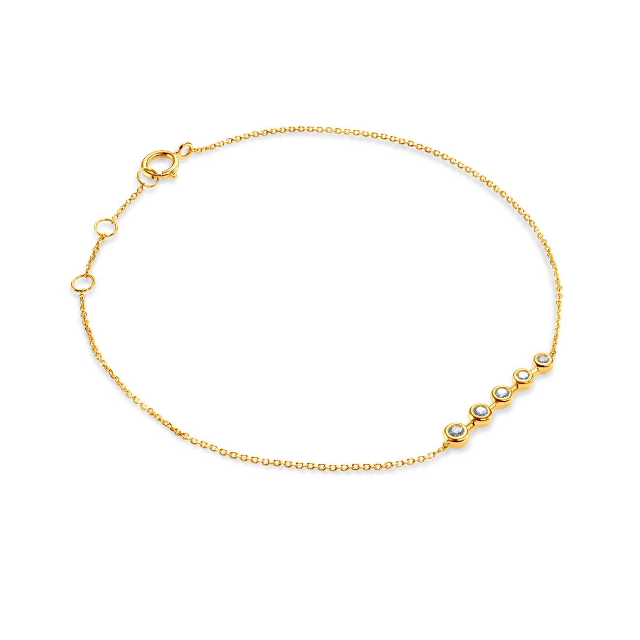 Bransoletka Savicki: złota, diamenty