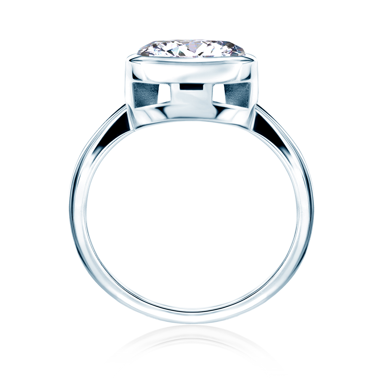 Verlobungsring SAVICKI: Weißgold, Diamant