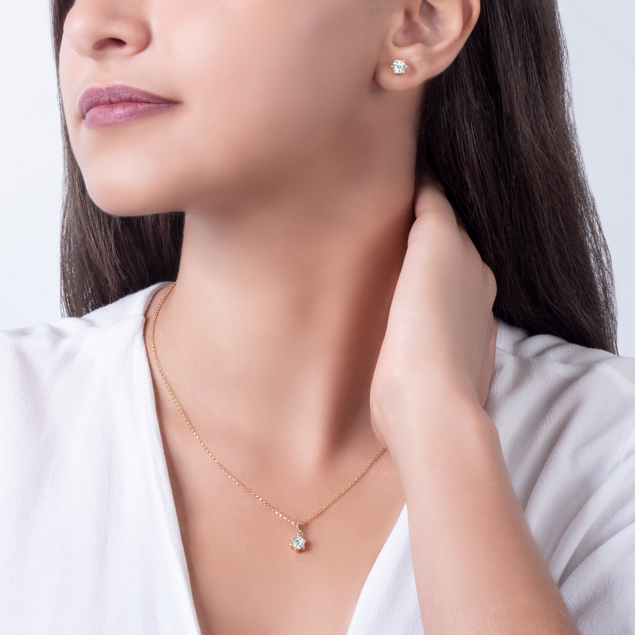 Zawieszka Savicki: złota, cyrkonia - 6