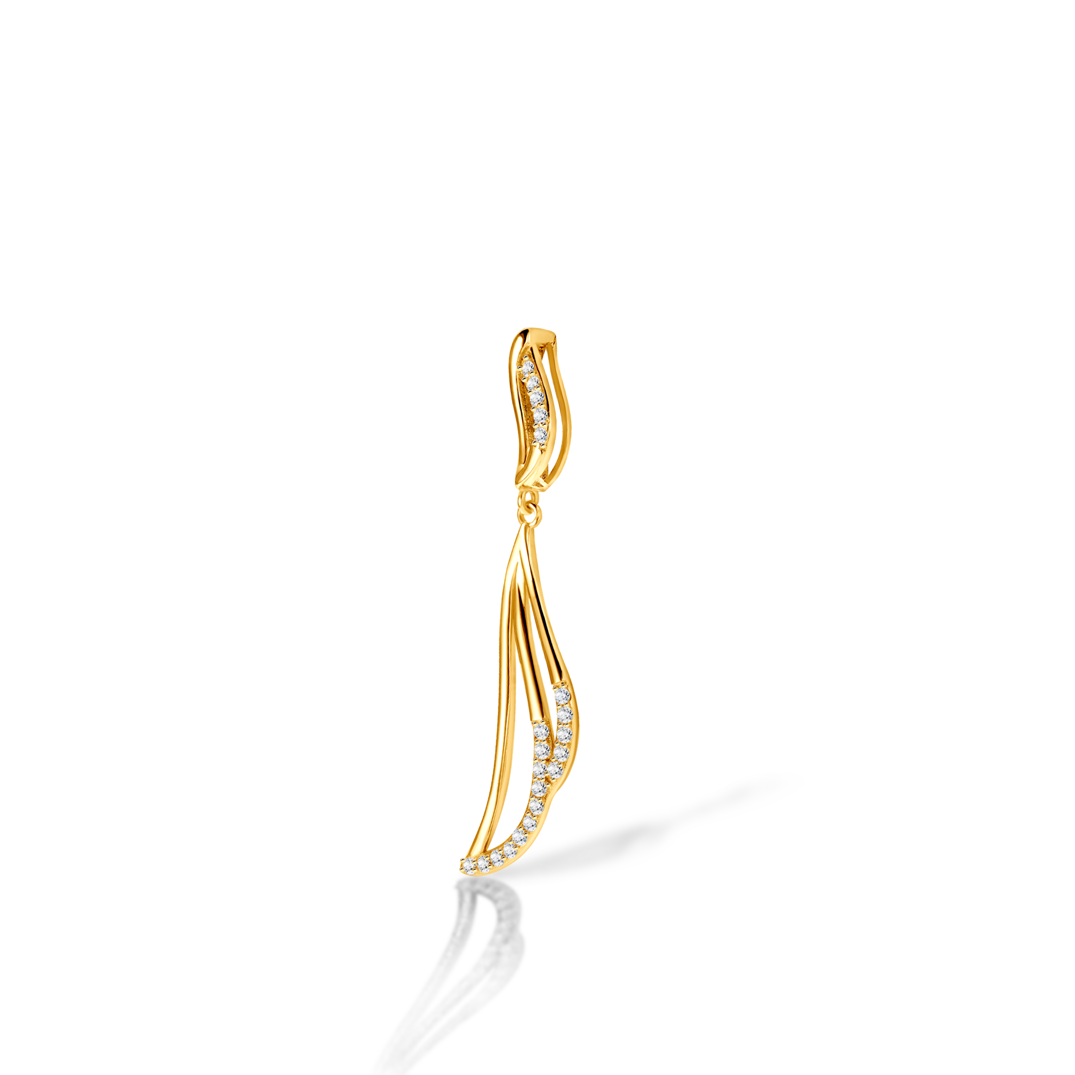 Zawieszka Savicki: srebrna pozłacana, cyrkonie