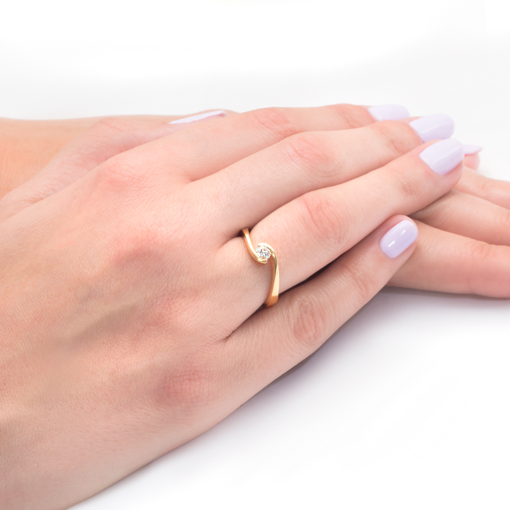 Verlobungsring SAVICKI: Gold, Diamant - 5