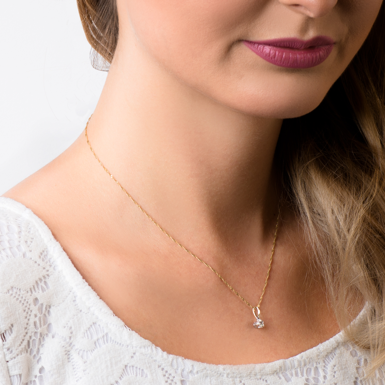 Zawieszka Savicki: złota, diament - 3