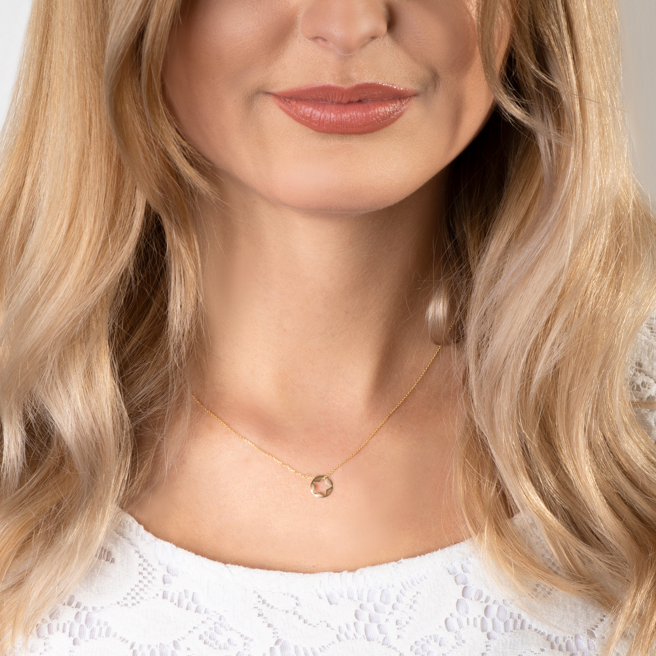 Naszyjnik gwiazdka Savicki: złoty