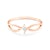 Tension Engagement Ring: rose gold, diamond