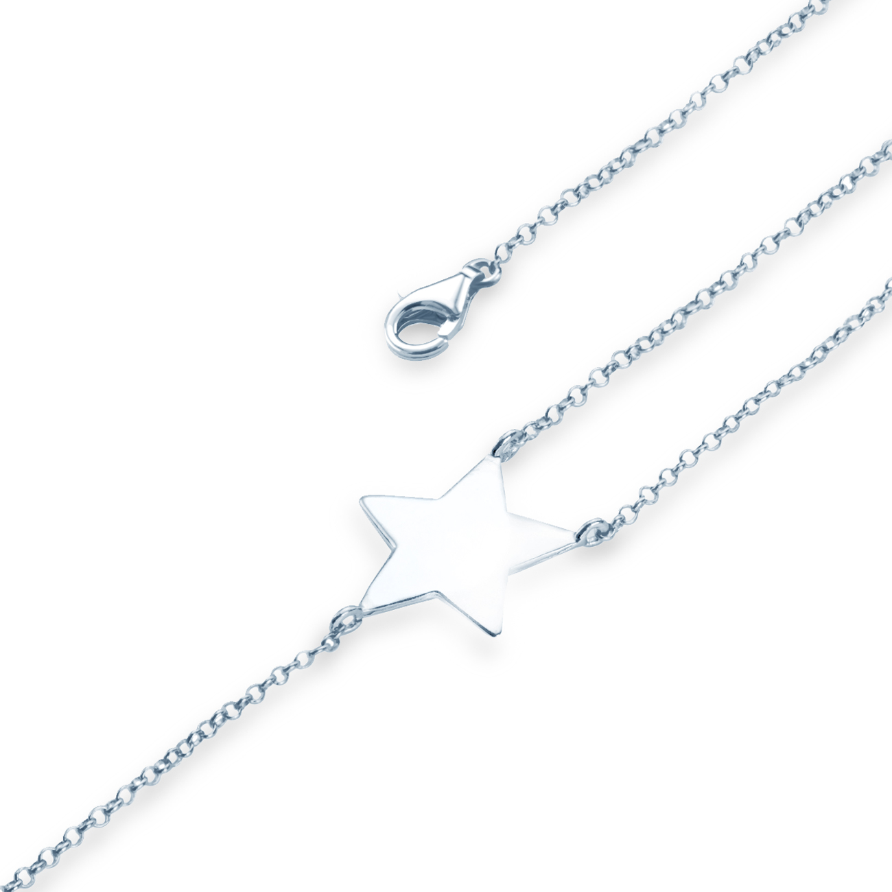 Bransoletka celebrytka gwiazdki Savicki: srebrna - 3