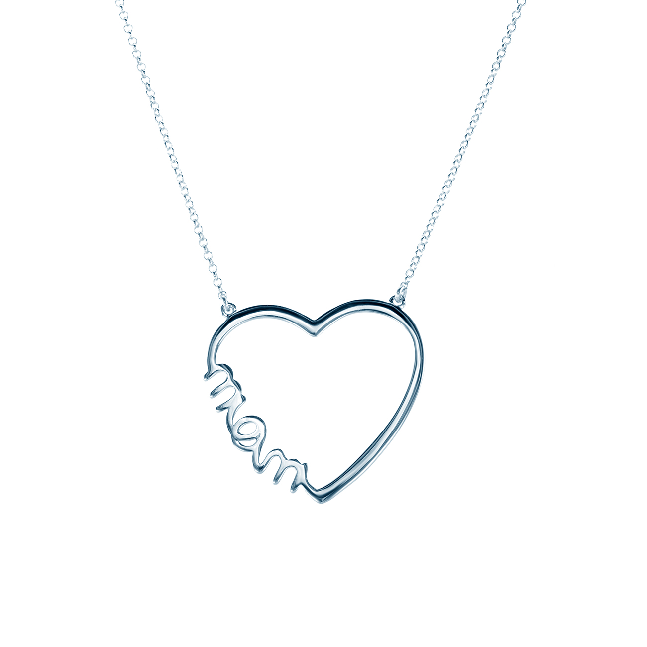 Náhrdelník s přívěskem srdce SAVICKI: stříbro