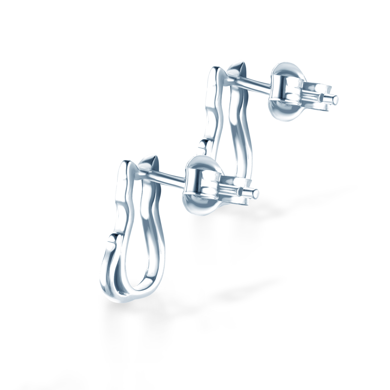 Kolczyki kot Animals: srebrne