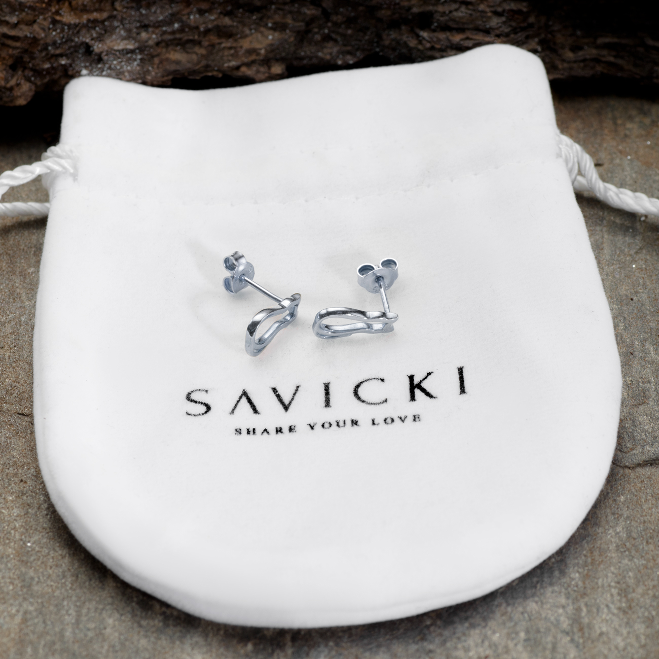 Kolczyki kot Animals: srebrne