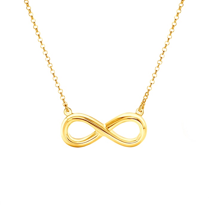 Náhrdelník se symbolem nekonečna SAVICKI: pozlacené stříbro