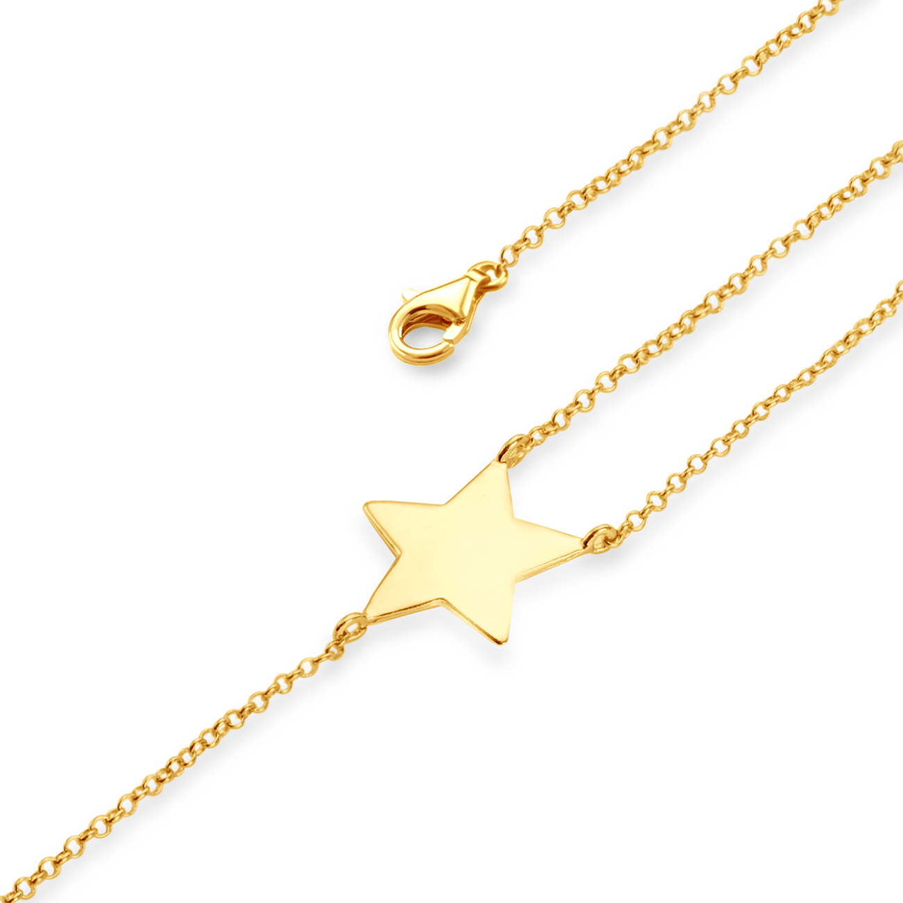 Bransoletka celebrytka gwiazdki Savicki: srebrna pozłacana - 3