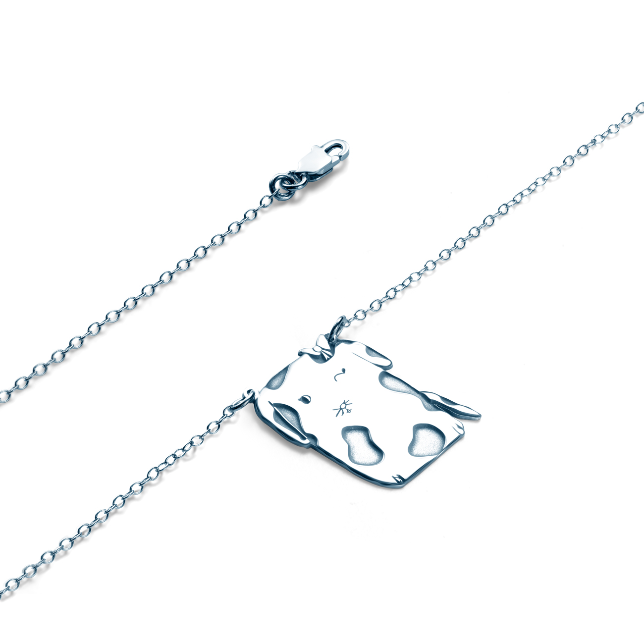 Naszyjnik celebrytka Savicki: srebrny - 3