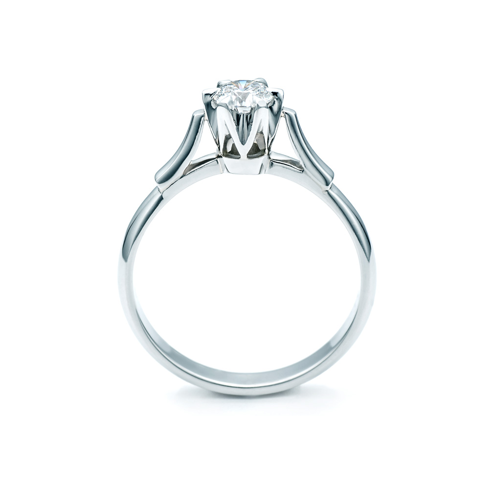 Ring Platinium: Platin, Diamant
