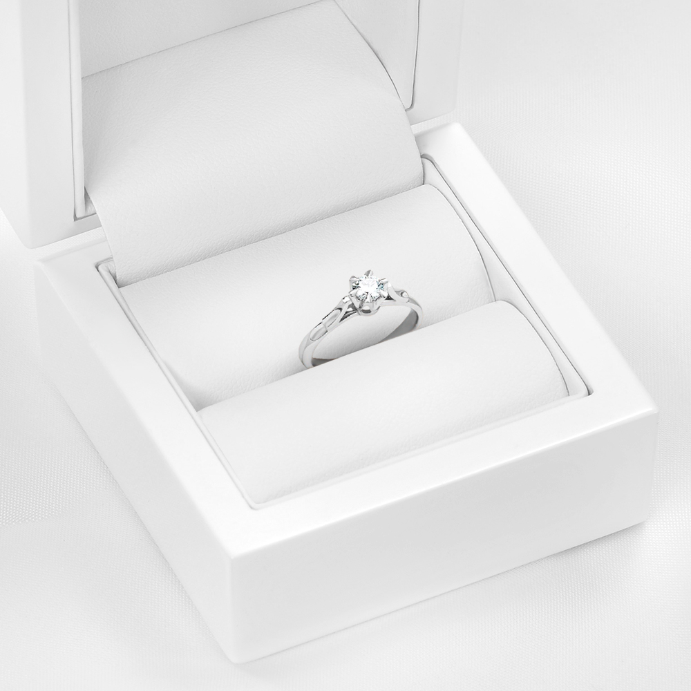 Ring Platinium: Platin, Diamant