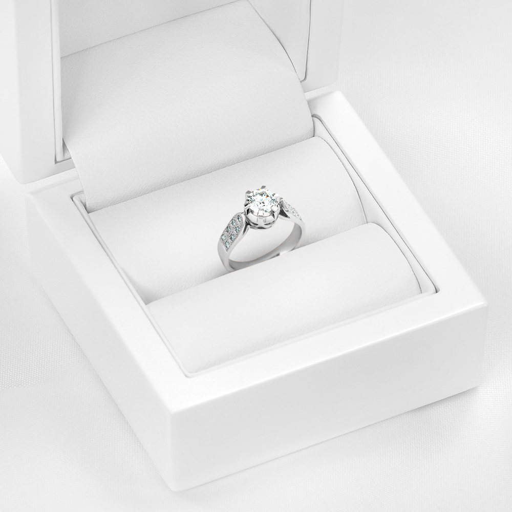 Ring Platinium: Platin, Diamanten