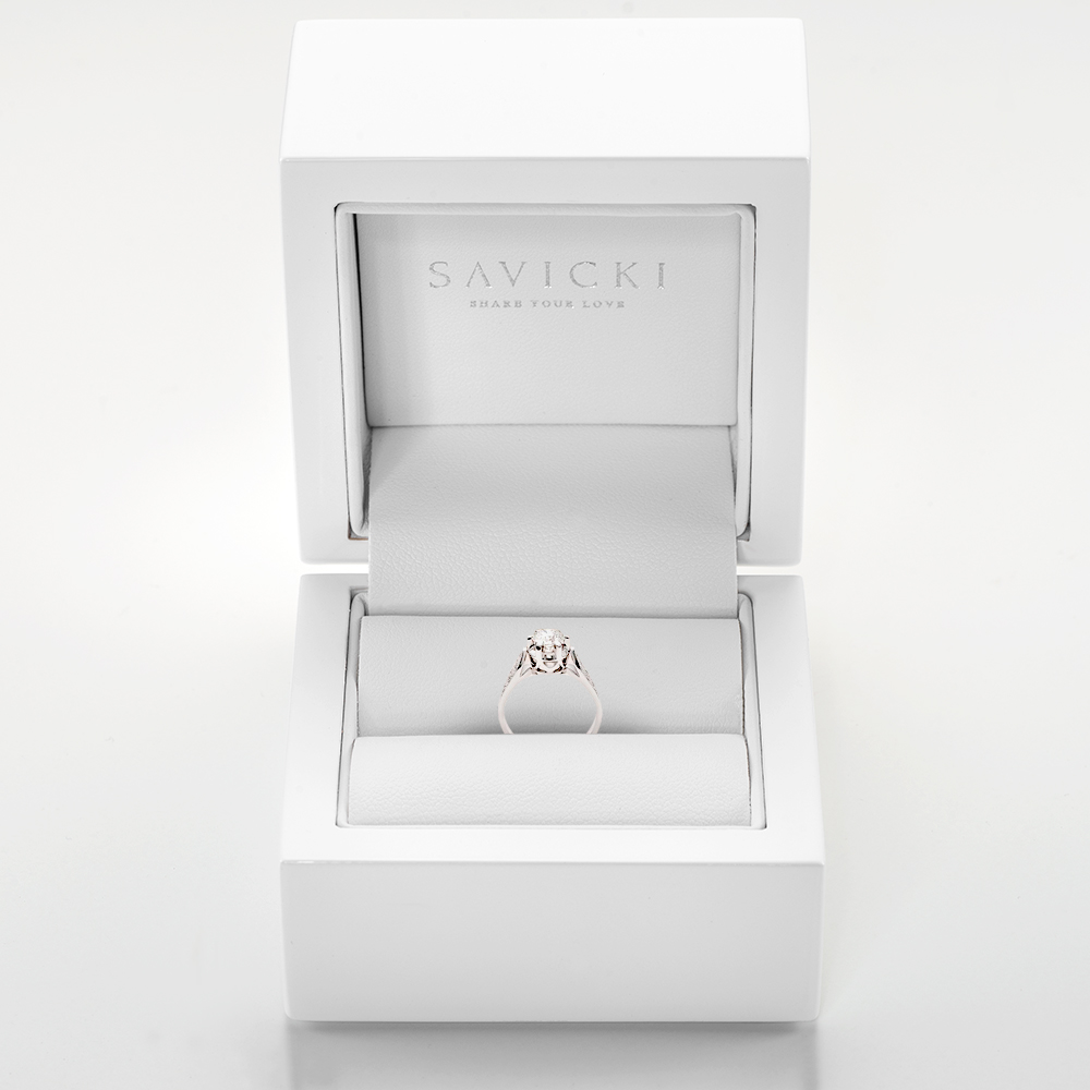 Ring Platinium: Platin, Diamanten