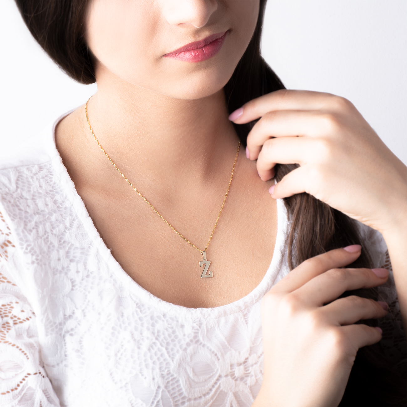 Zawieszka litera Z Savicki: złota - 3
