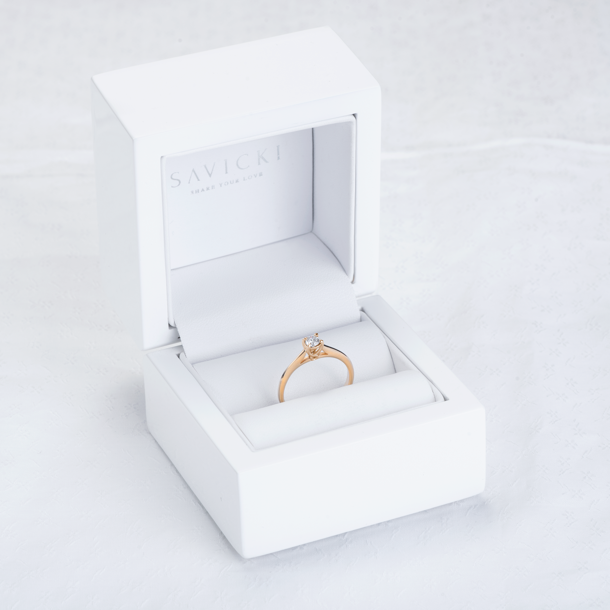 Verlobungsring SAVICKI: Gold, Diamant