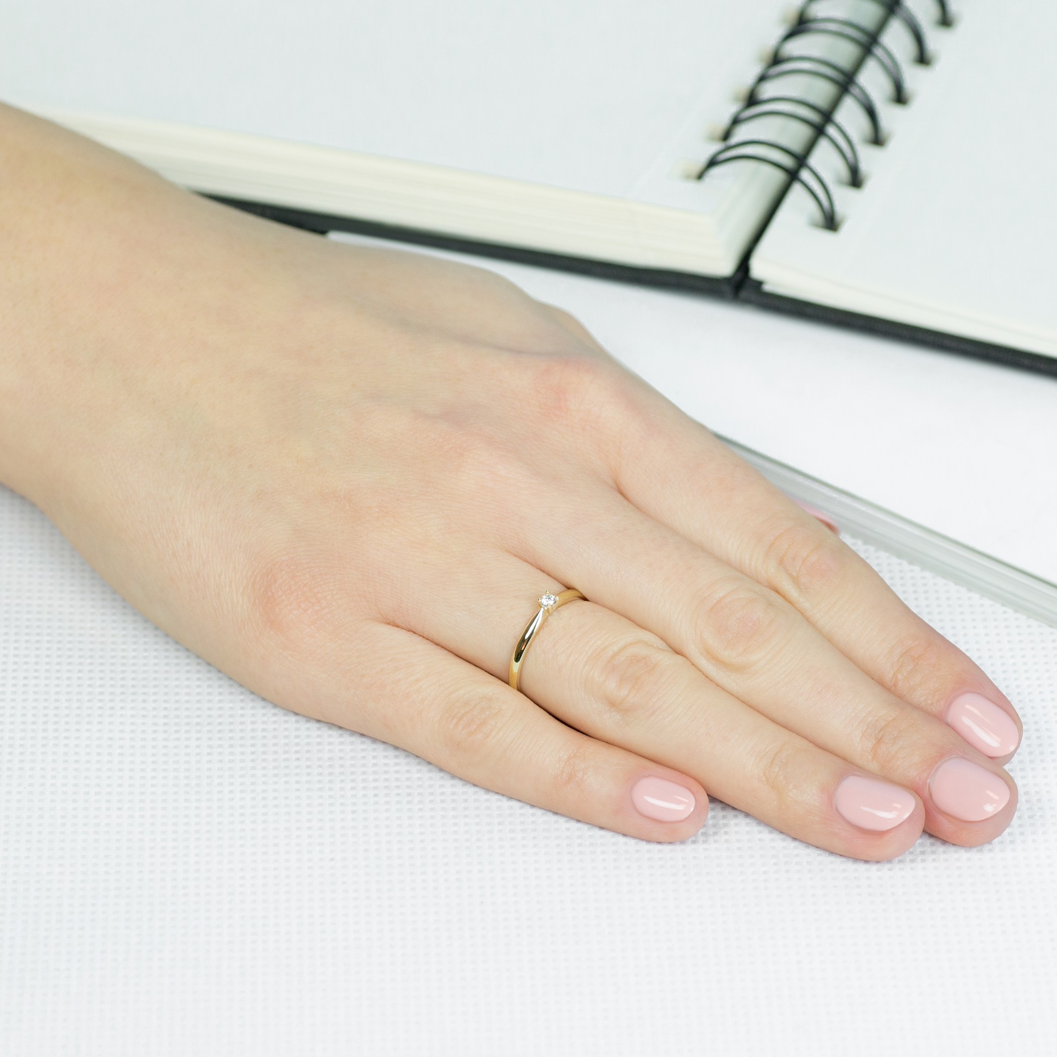 Verlobungsring Savicki: Gold, Diamant