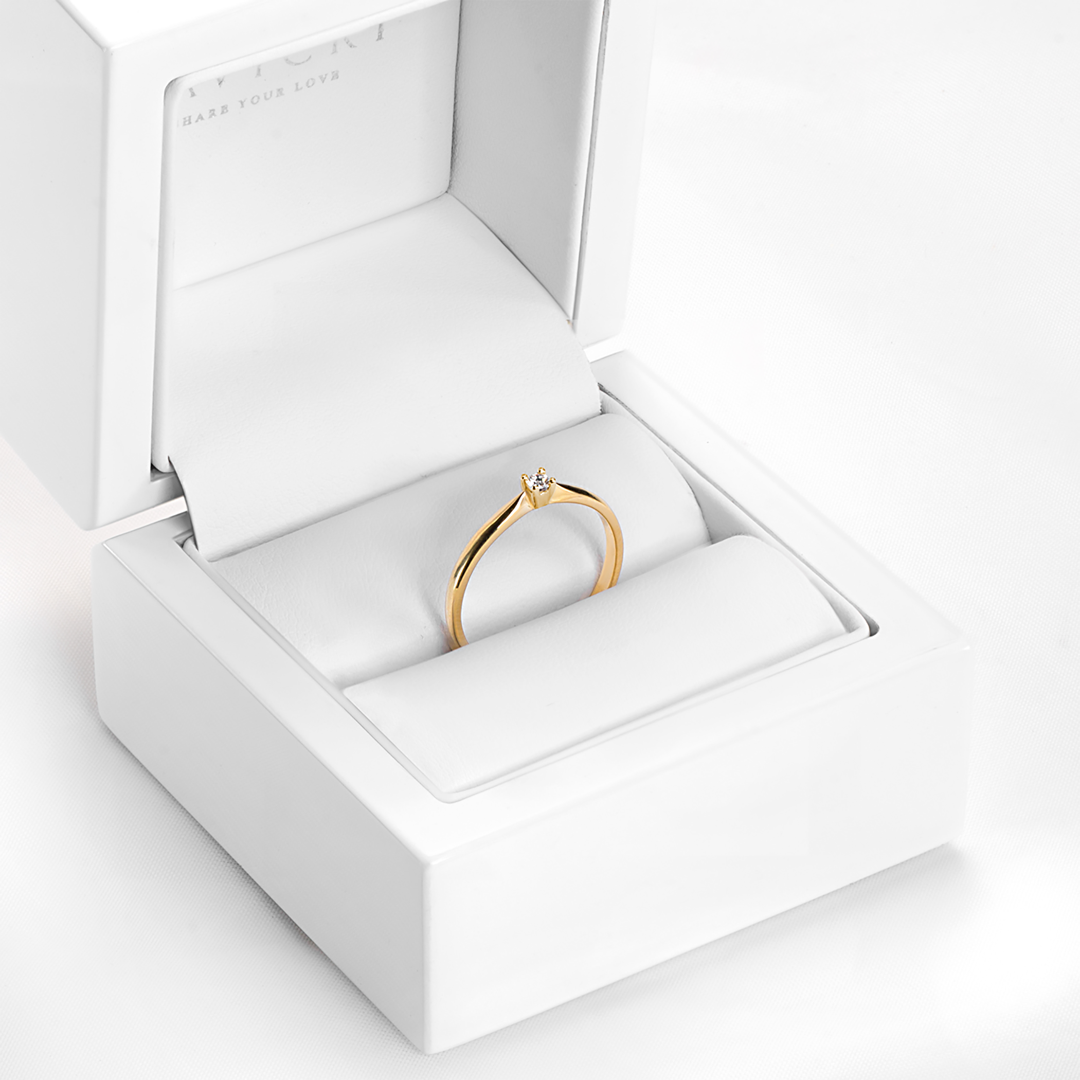 Verlobungsring Savicki: Gold, Diamant