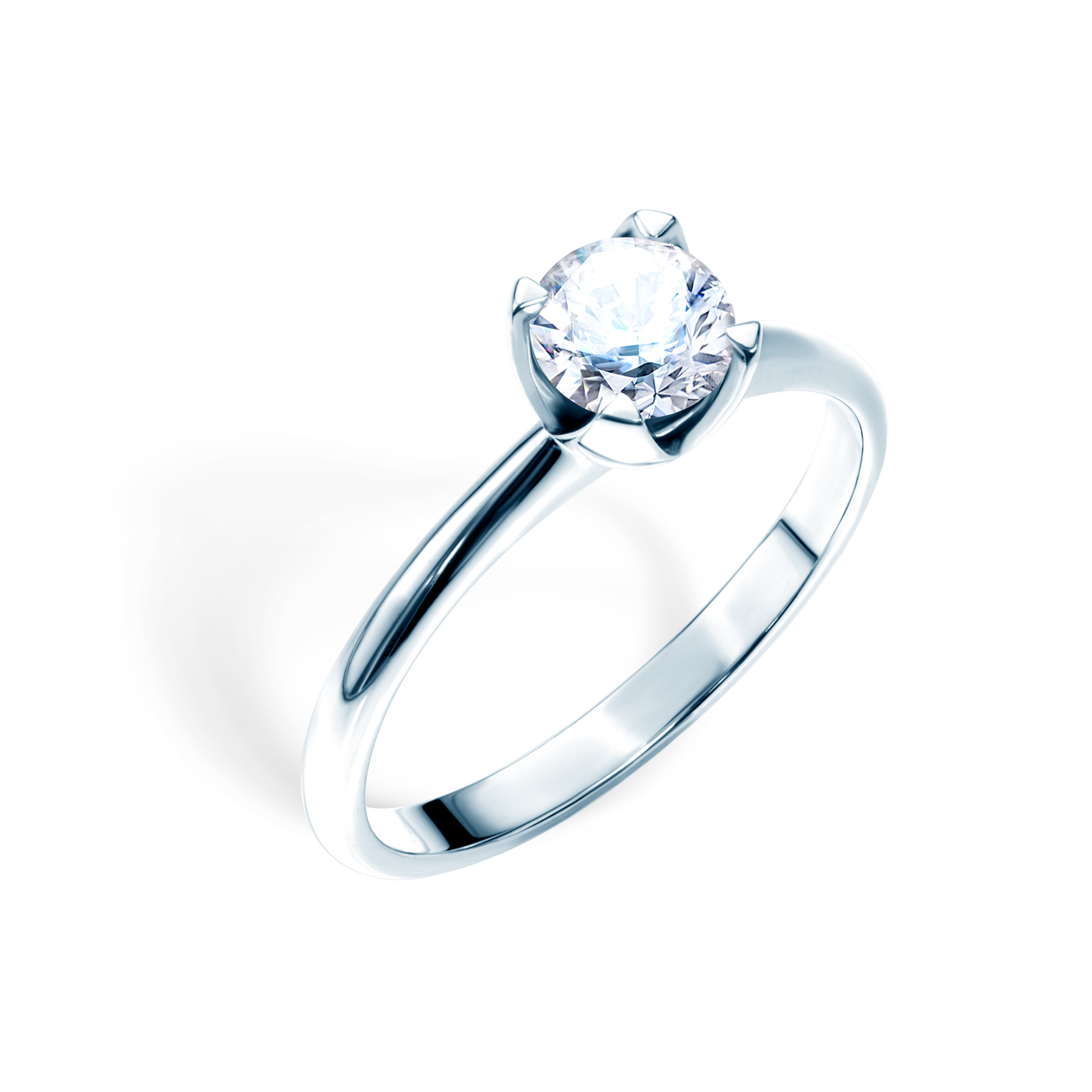 Verlobungsring SAVICKI: Weißgold, Diamant