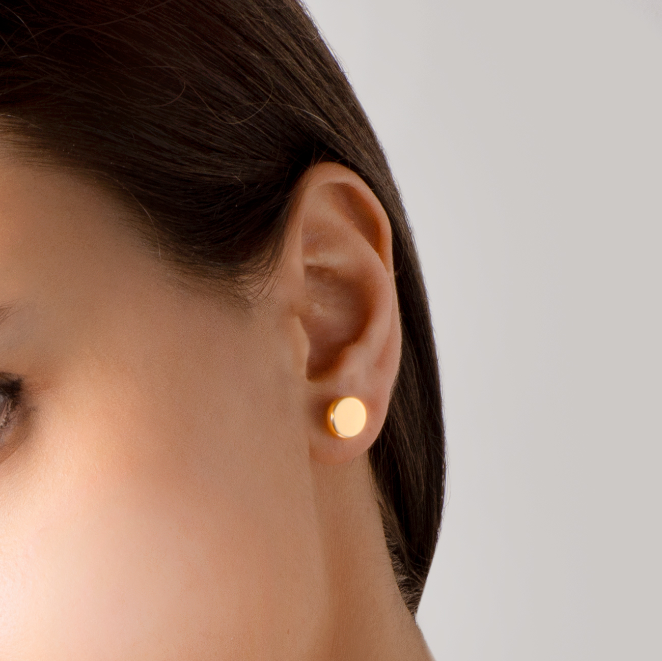 Kolczyki koła Savicki: złote - 4