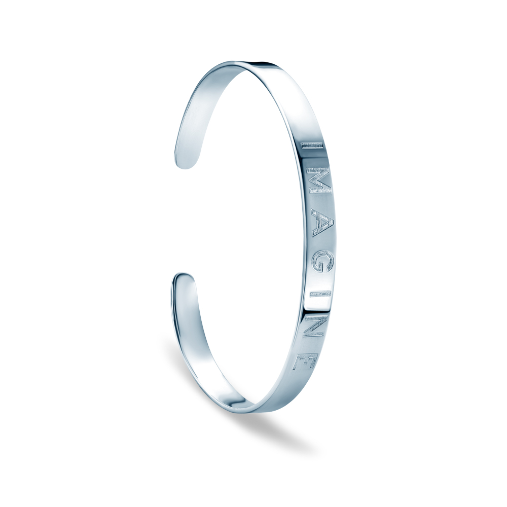 Bransoletka Engrave: srebrna