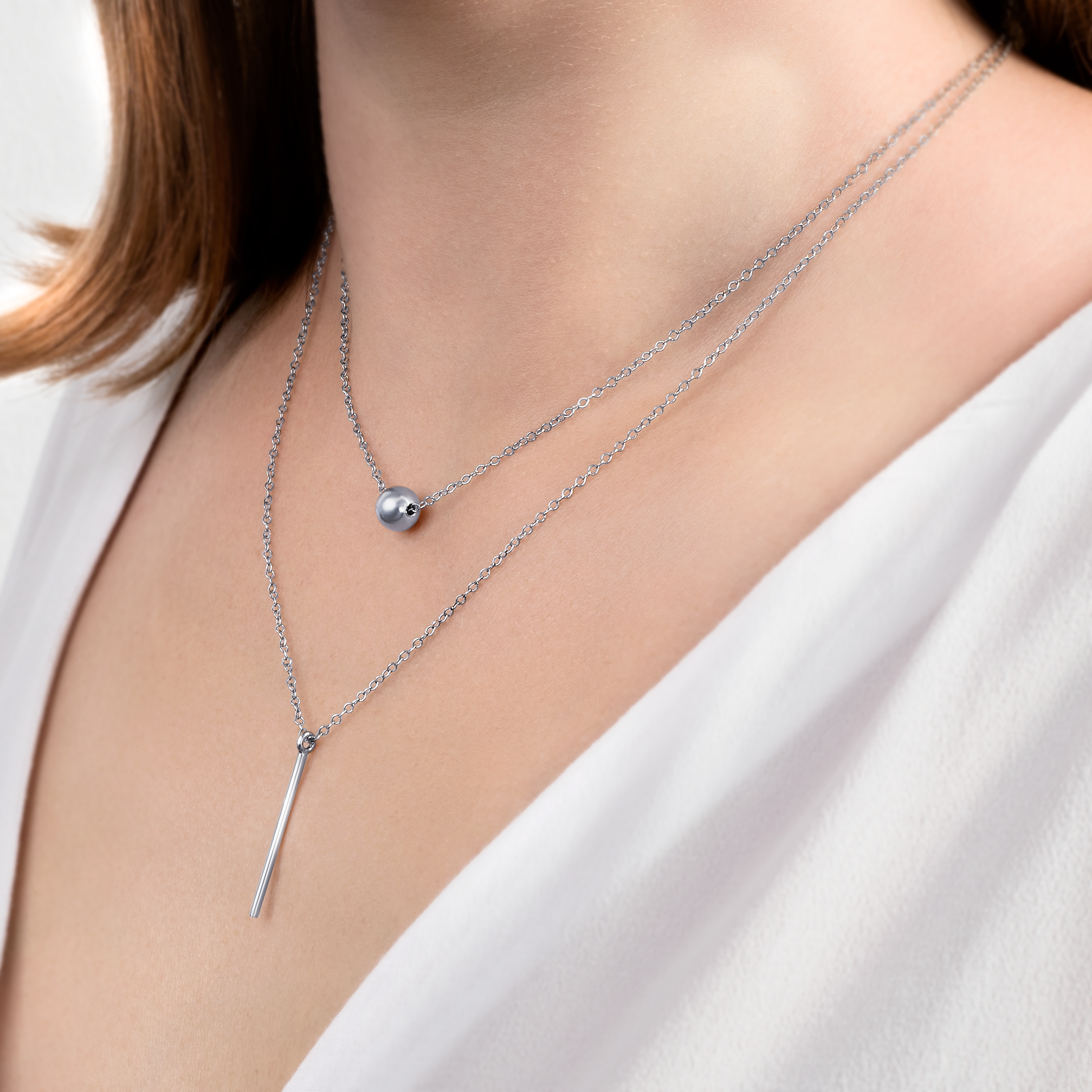 Naszyjnik Savicki: srebrny