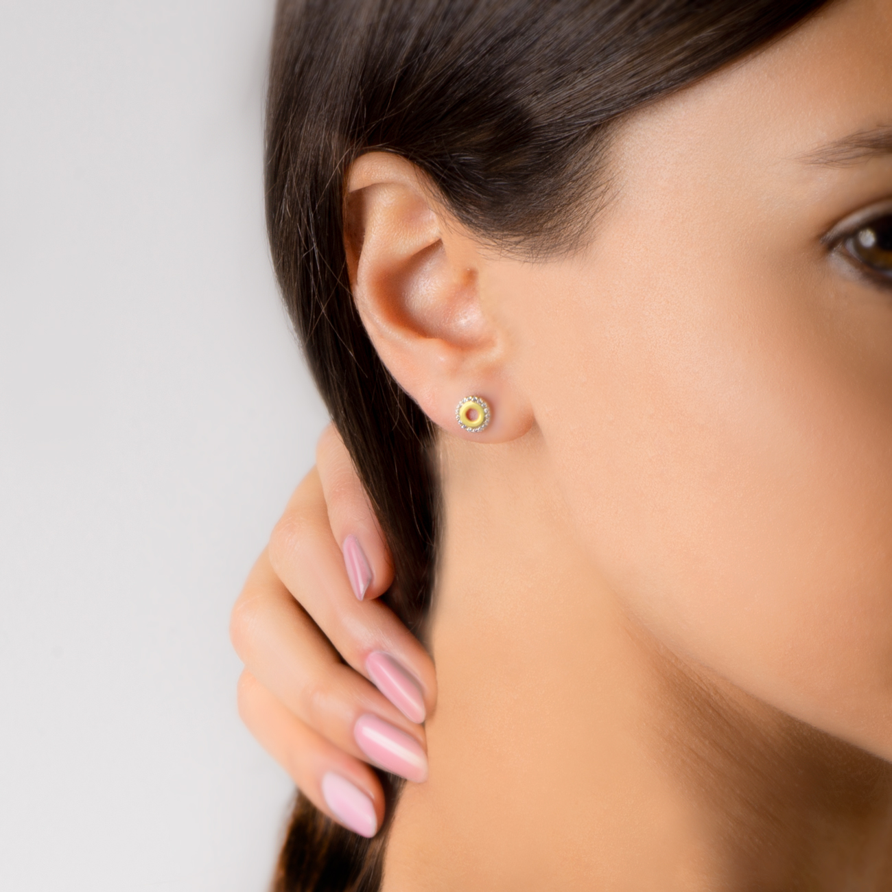 Kolczyki Savicki: złote, cyrkonie