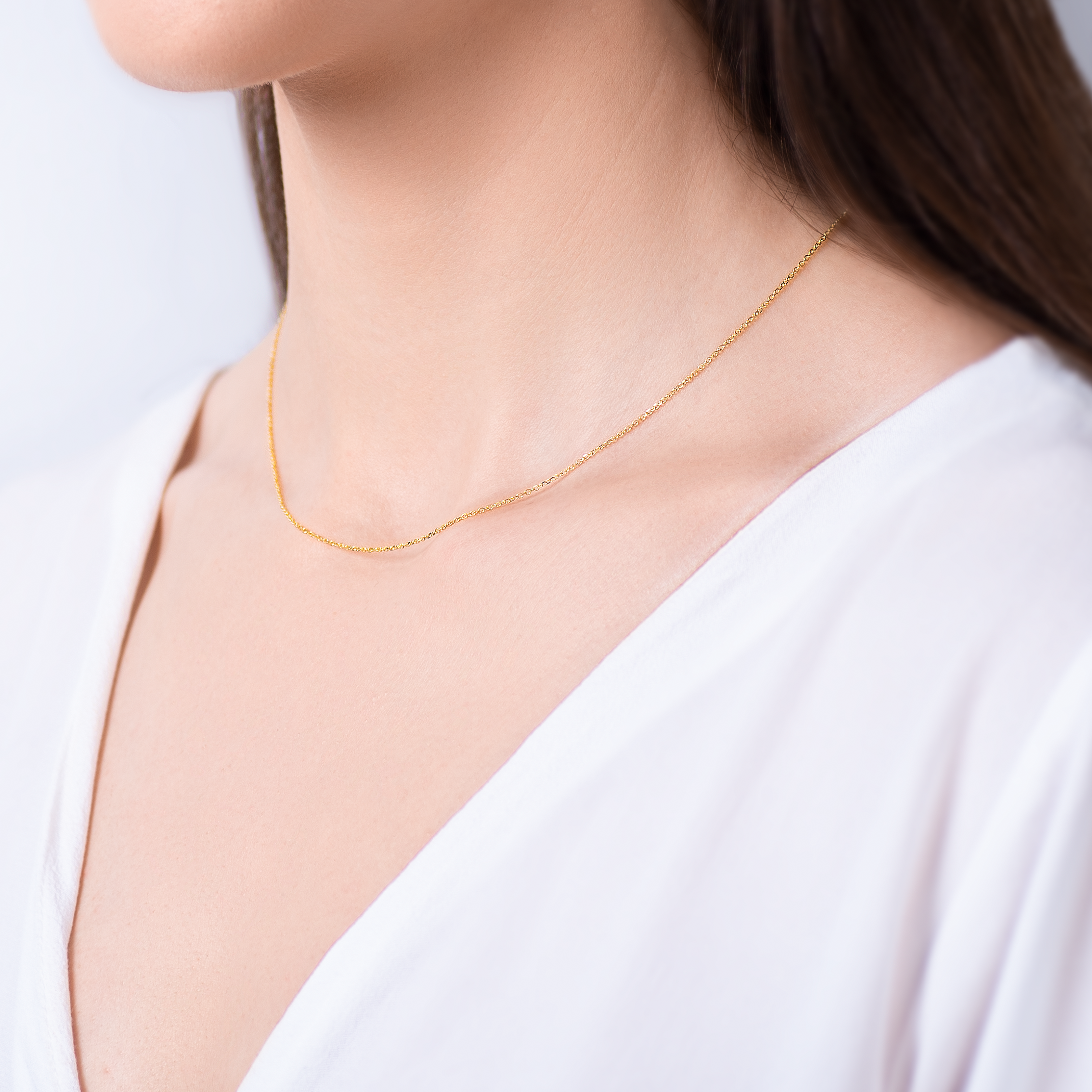 Złoty łańcuszek Savicki: żółte złoto