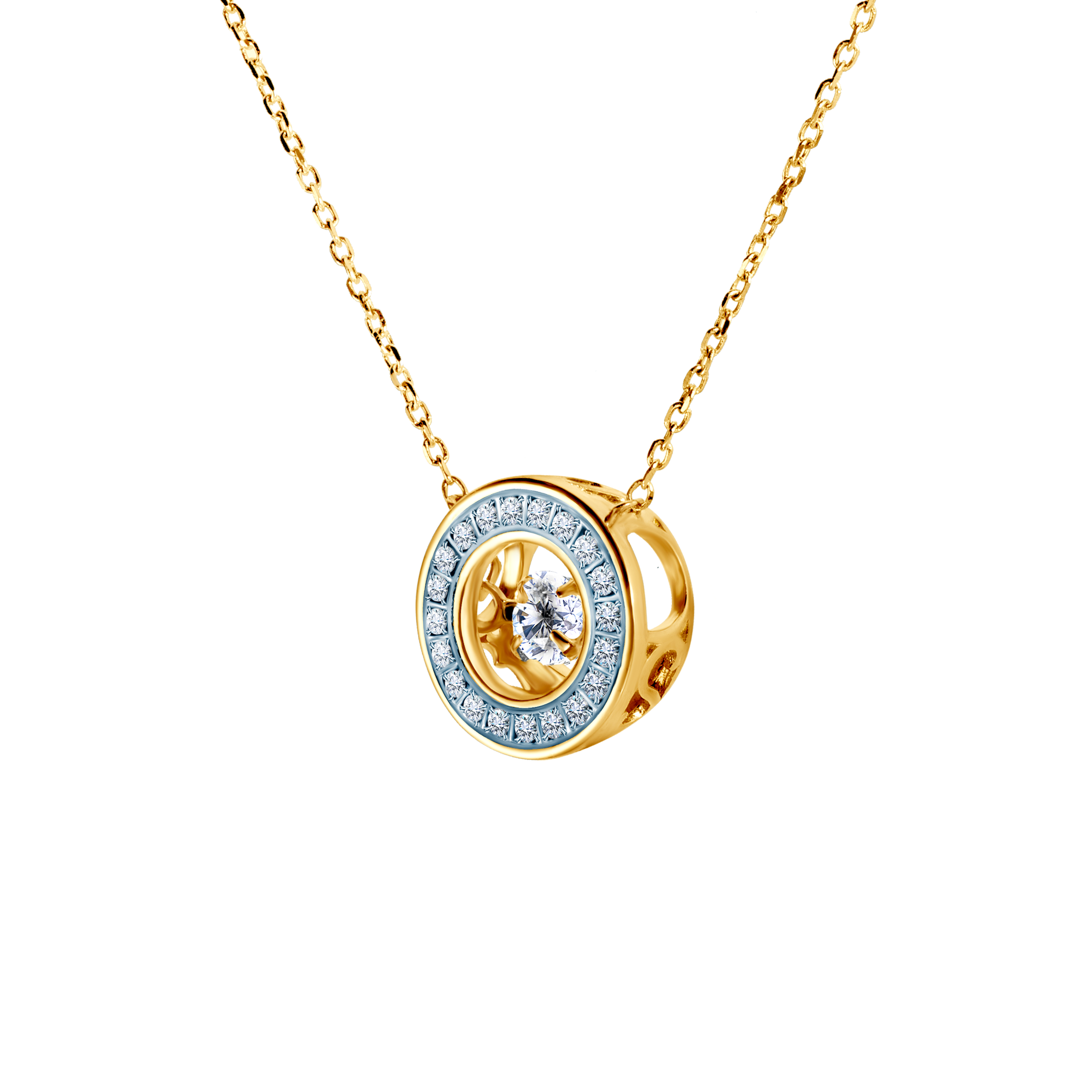 Halskette Savicki: Gold, Diamanten