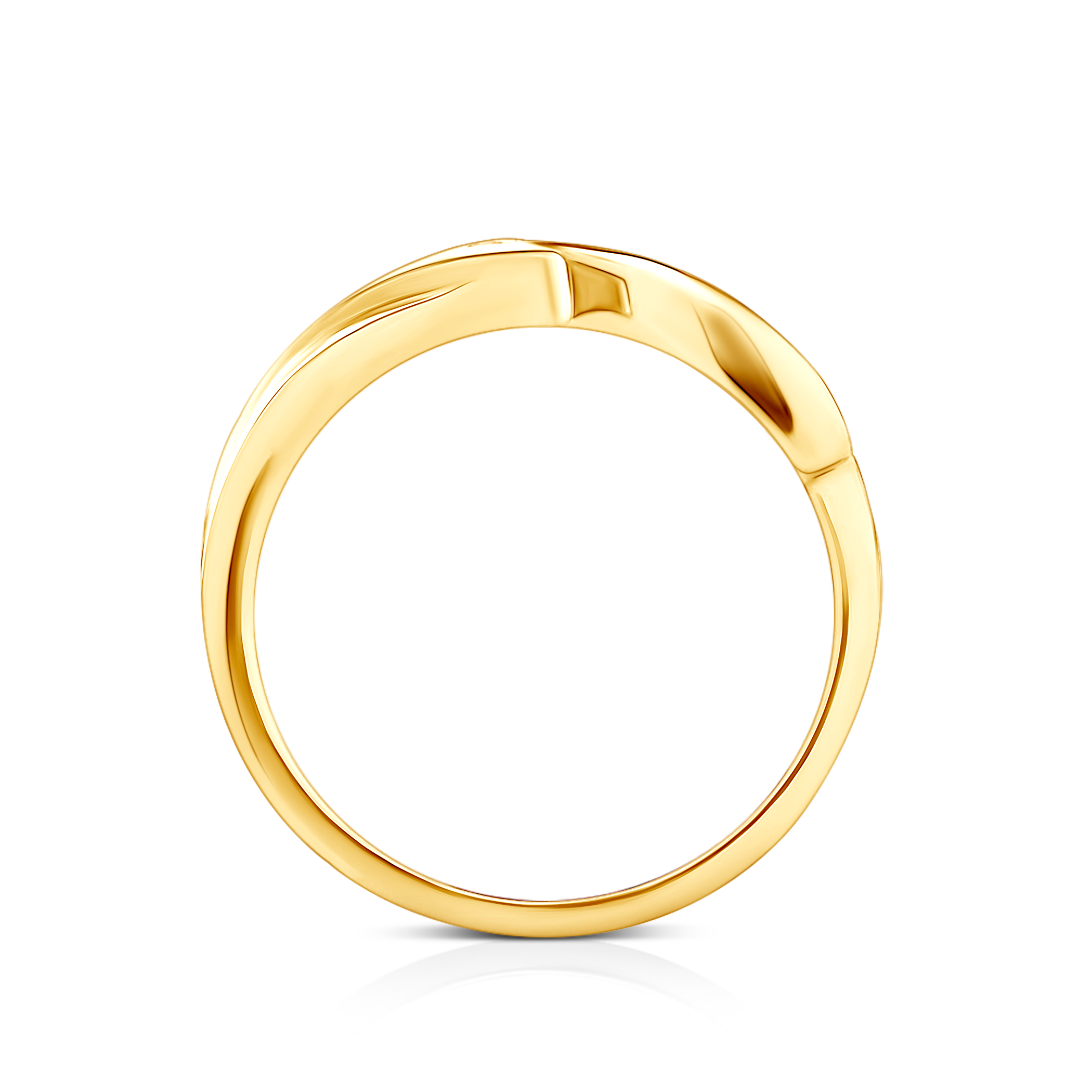 Pierścionek zaręczynowy SAVICKI: złoty, diament