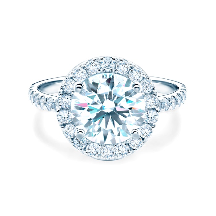 Pierścionek zaręczynowy This is Love: białe złoto, diament